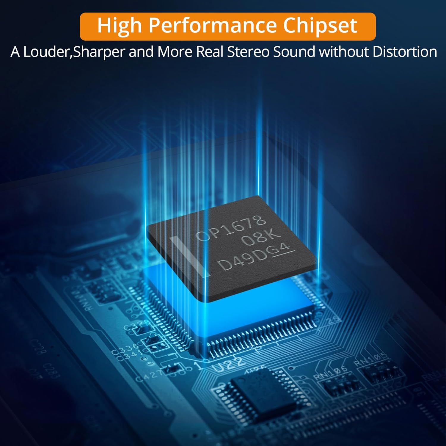 Neoteck Portable 3.5mm Headphone Amplifier with Bluetooth 5.0 Receiver, Two-Stage Gain Switch, 16-300 Ohm HiFi Earphone Amp, Aluminum Matte Surface - Image 5